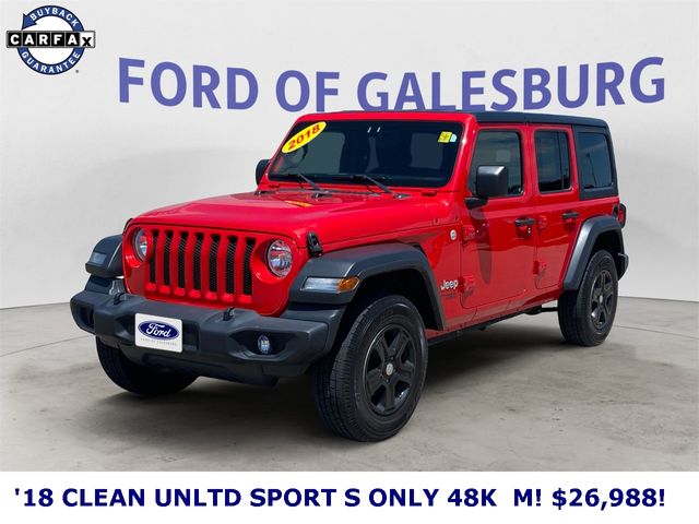 2018 Jeep Wrangler Unlimited Sport S