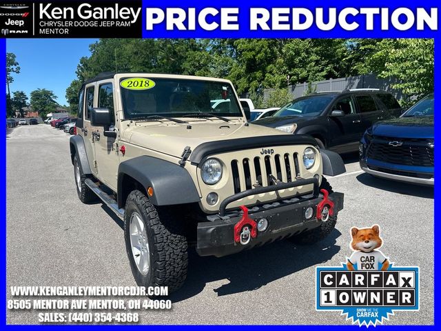 2018 Jeep Wrangler JK Unlimited Sport S