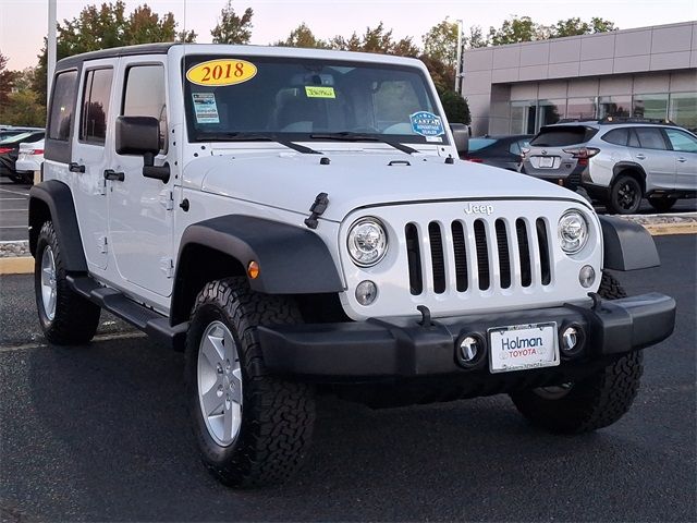 2018 Jeep Wrangler JK Unlimited Sport S