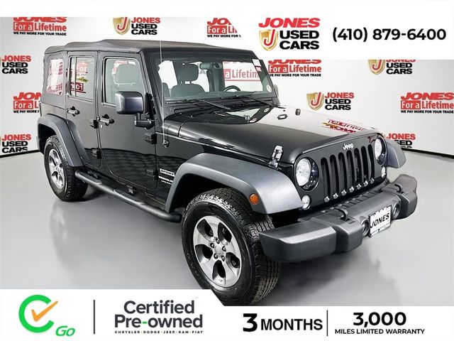 2018 Jeep Wrangler JK Unlimited Sport