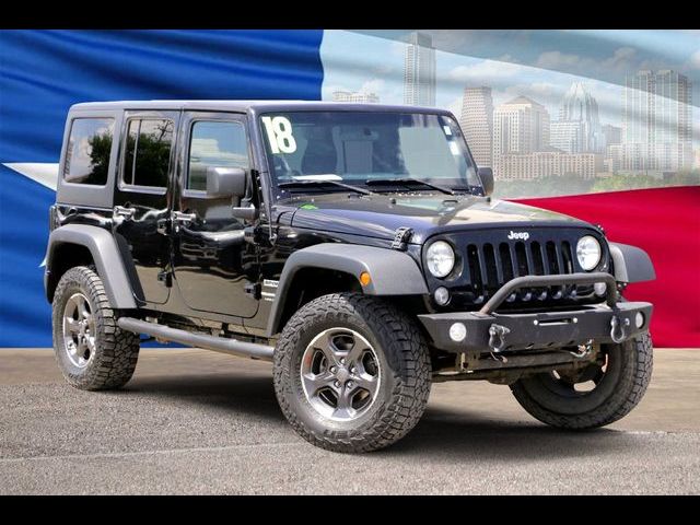 2018 Jeep Wrangler JK Unlimited Sport