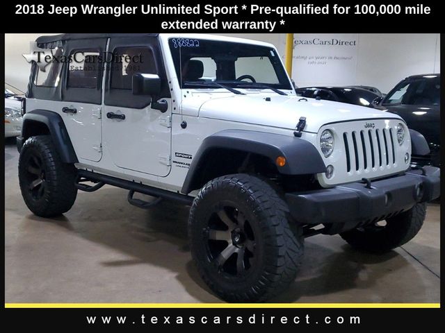 2018 Jeep Wrangler JK Unlimited Sport