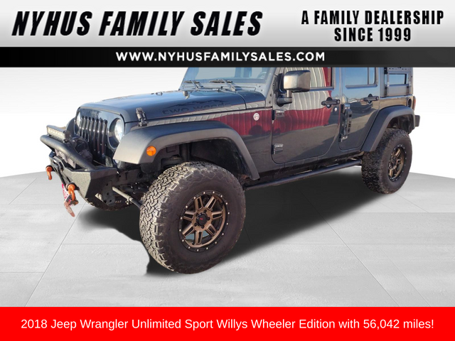 2018 Jeep Wrangler JK Unlimited Willys Wheeler