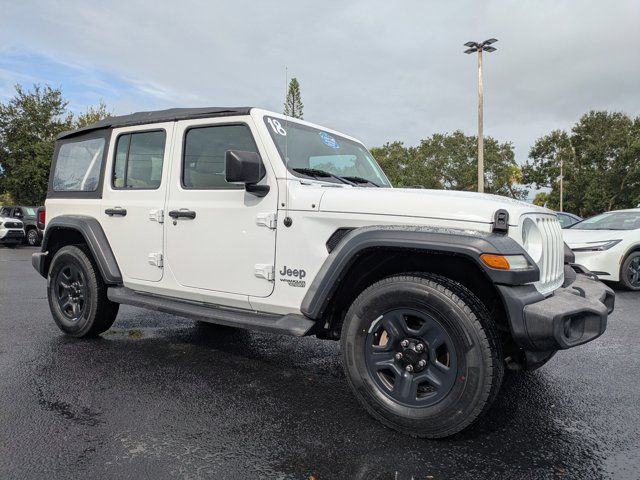 2018 Jeep Wrangler Unlimited Sport