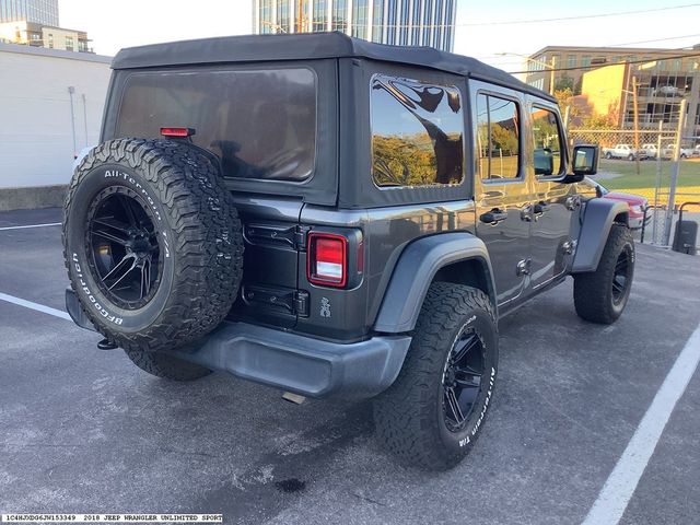 2018 Jeep Wrangler Unlimited Sport