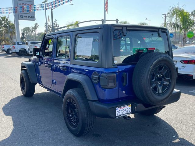 2018 Jeep Wrangler Unlimited Sport