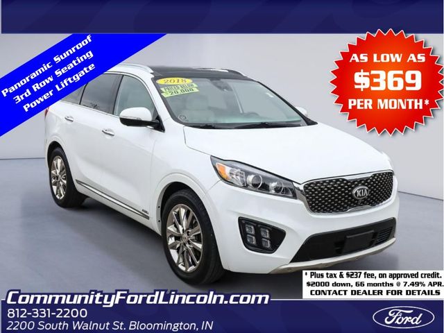 2018 Kia Sorento SX Limited V6