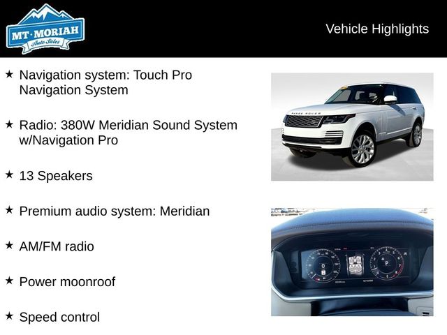 2018 Land Rover Range Rover HSE