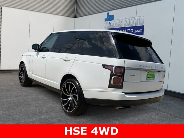 2018 Land Rover Range Rover HSE