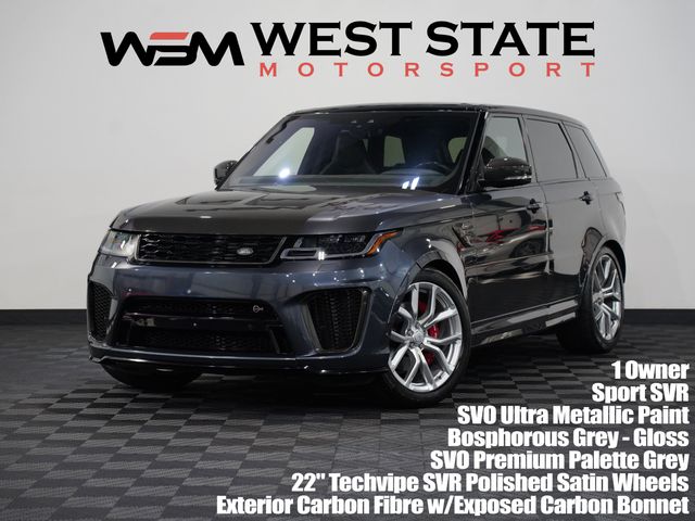 2018 Land Rover Range Rover Sport SVR