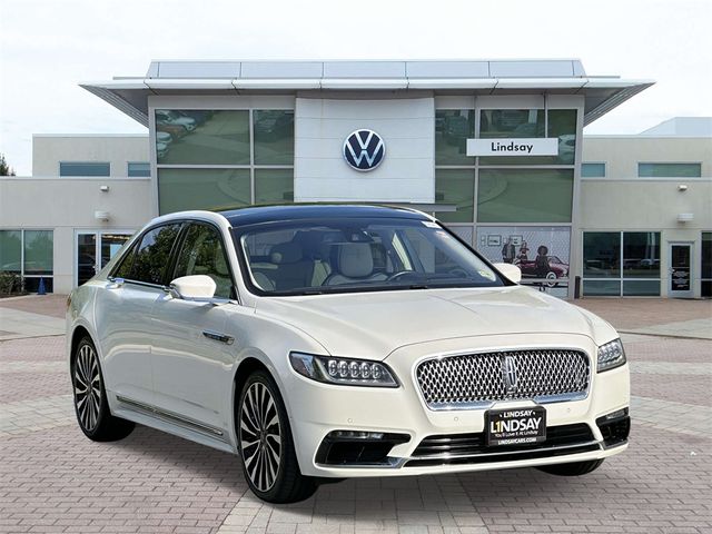 2018 Lincoln Continental Black Label