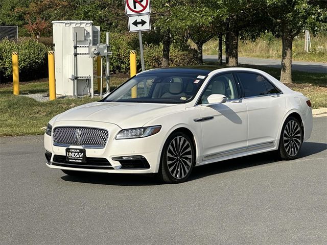 2018 Lincoln Continental Black Label