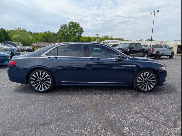 2018 Lincoln Continental Black Label