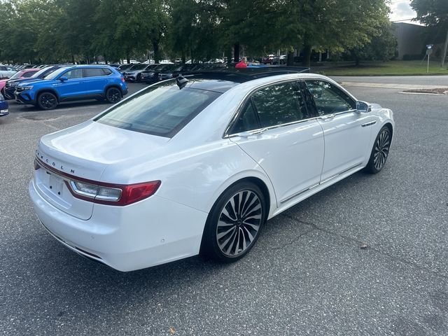 2018 Lincoln Continental Black Label