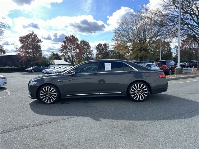 2018 Lincoln Continental Black Label