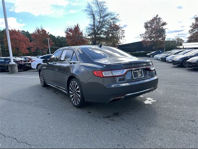 2018 Lincoln Continental Black Label