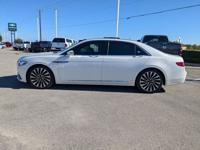 2018 Lincoln Continental Black Label