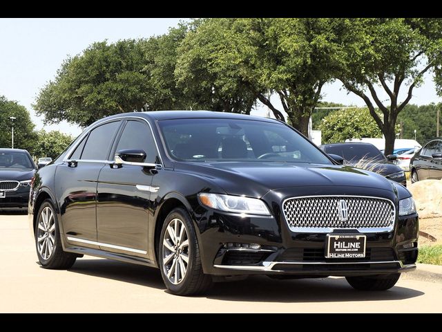2018 Lincoln Continental Premiere