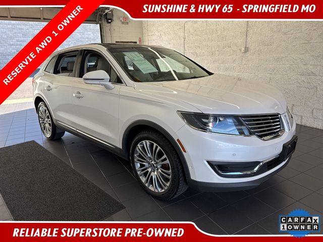 2018 Lincoln MKX Reserve