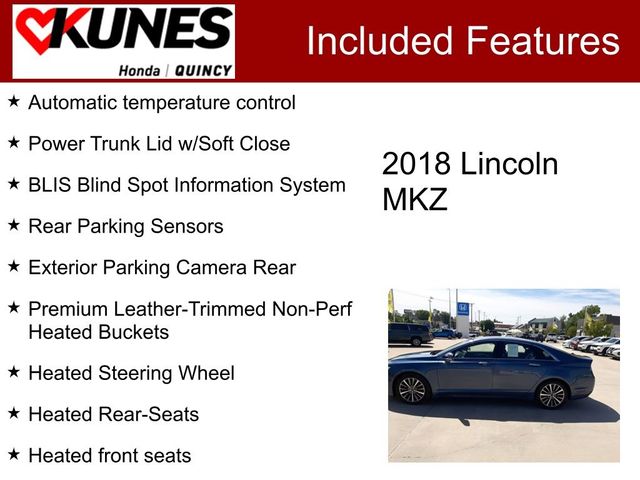 2018 Lincoln MKZ Select