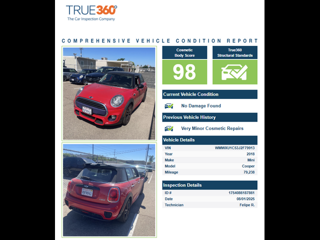 2018 MINI Cooper Hardtop Base
