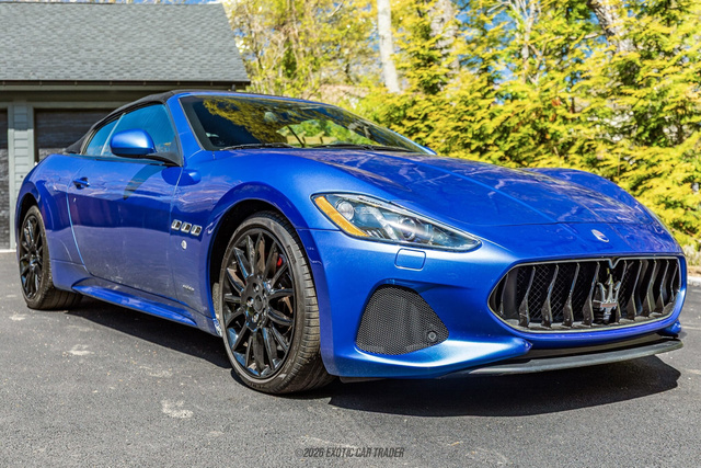 まっちゃん 100% SPEEDCRAFT コバルトブルー Used 2018 Maserati GranTurismo Sport For Sale in FORT LAUDERDALE
