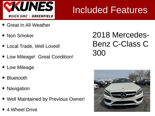 2018 Mercedes-Benz C-Class 300