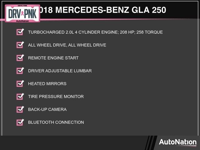 2018 Mercedes-Benz GLA 250