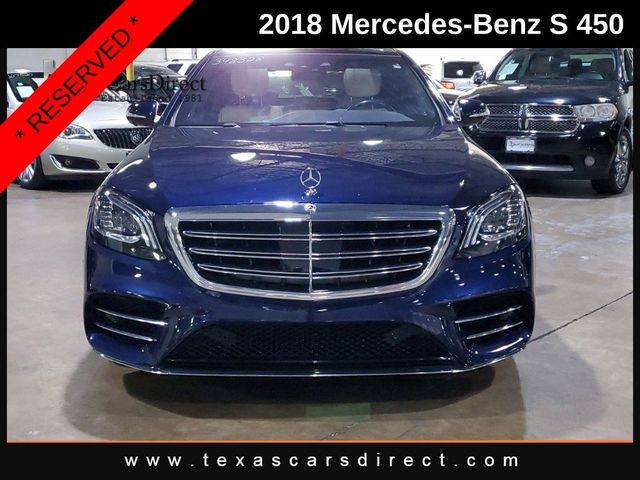 2018 Mercedes-Benz S-Class 450