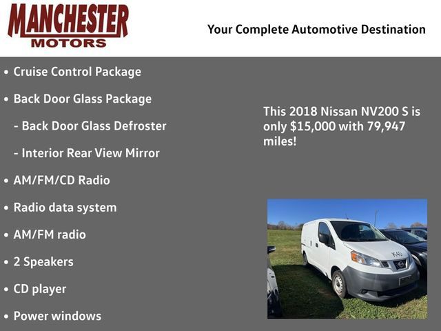 2018 Nissan NV200 S