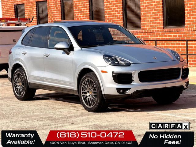 2018 Porsche Cayenne Platinum Edition