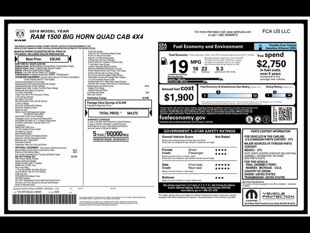 2018 Ram 1500 Big Horn