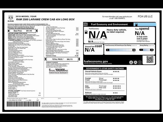 2018 Ram 2500 Laramie