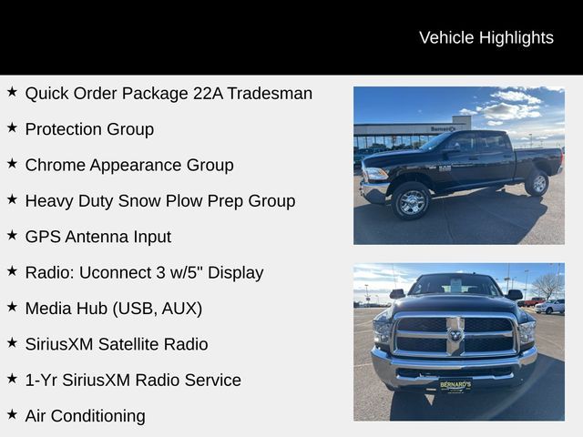 2018 Ram 2500 Tradesman