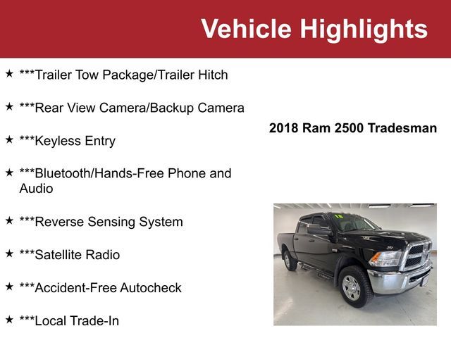 2018 Ram 2500 Tradesman