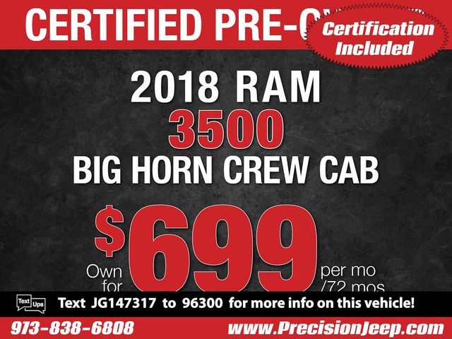 2018 Ram 3500 Big Horn