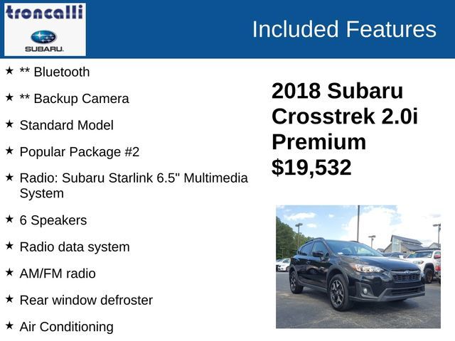 2018 Subaru Crosstrek Premium