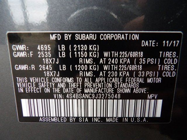 2018 Subaru Outback Limited