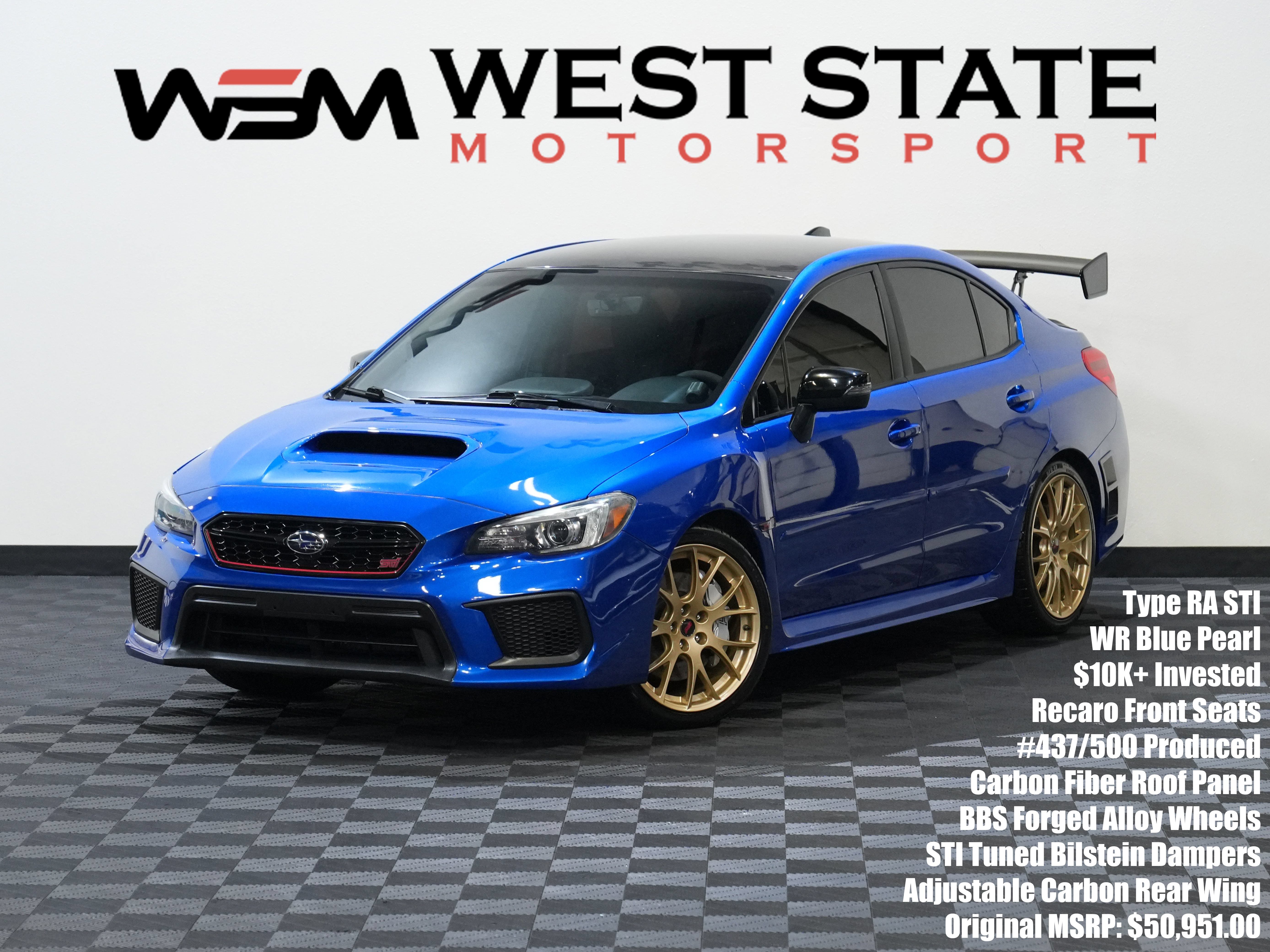 Used Blue Subaru Impreza WRX WRX For Sale in Seattle, WA | Auto