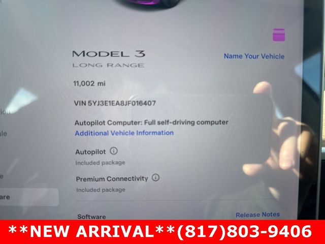 2018 Tesla Model 3 Long Range