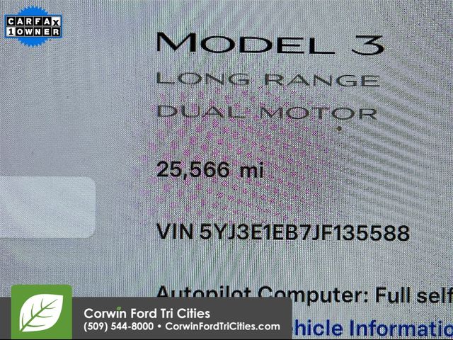 2018 Tesla Model 3 Long Range