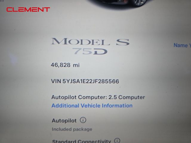 2018 Tesla Model S 75D