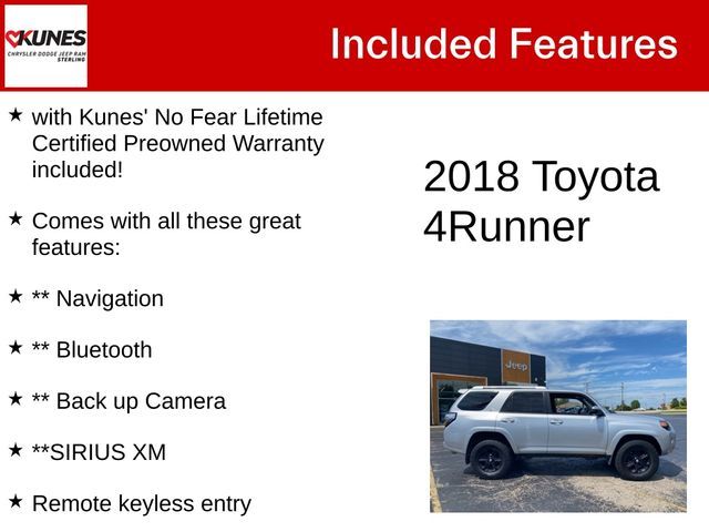 2018 Toyota 4Runner SR5