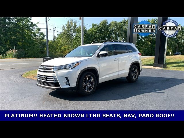 2018 Toyota Highlander Limited Platinum