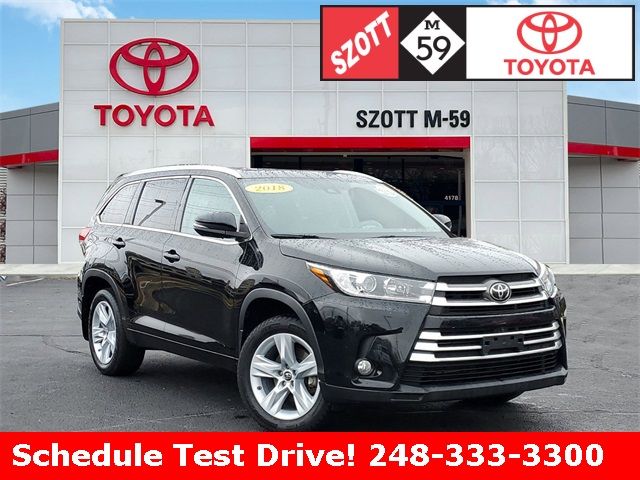 2018 Toyota Highlander Limited Platinum