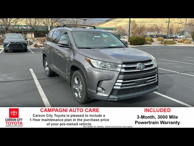 2018 Toyota Highlander Hybrid Limited Platinum