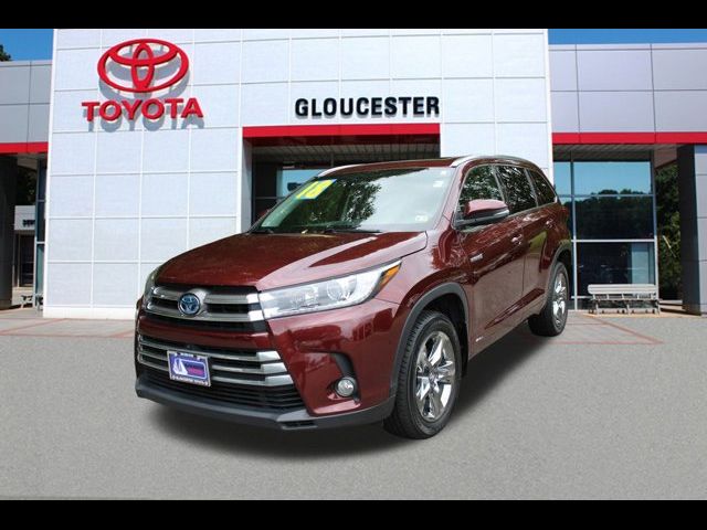 2018 Toyota Highlander Hybrid Limited Platinum