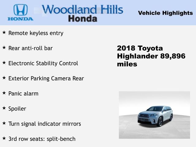 2018 Toyota Highlander LE