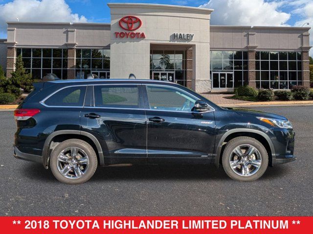 2018 Toyota Highlander Hybrid Limited Platinum