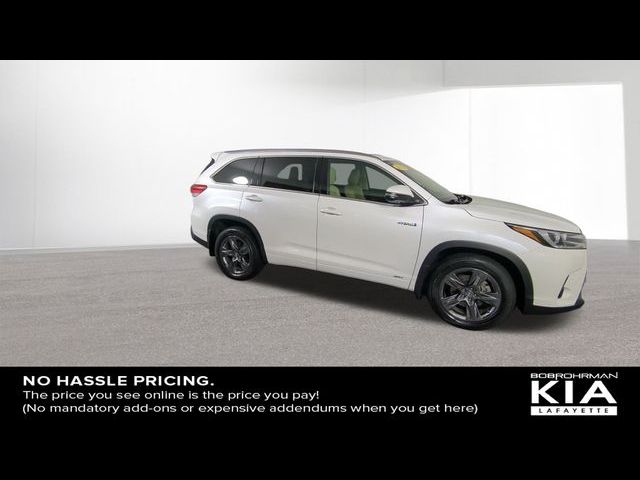 2018 Toyota Highlander Hybrid Limited Platinum